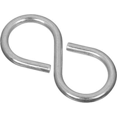 National 2-1/8 In. Zinc Light Closed S Hook (3 Ct.)