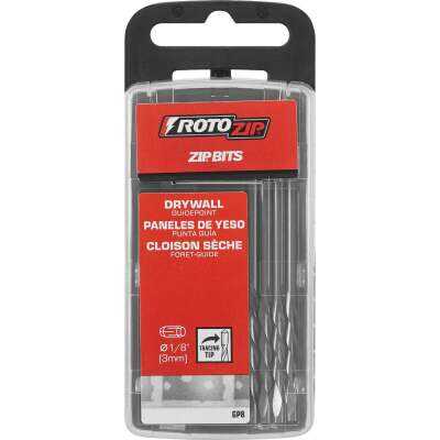 Rotozip 1/8 In. Guidepoint Drywall Bit (8-Pack)