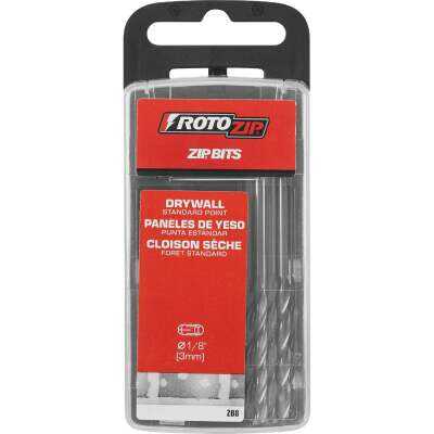 Rotozip 1/8 In. Outlet Drywall Bit (8-Pack)