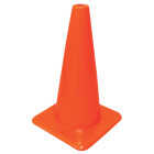 Safety Works Professional 18 In. H. Hi-Vis Orange Safety Cone Image 1
