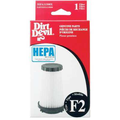 Dirt Devil Type F2 HEPA 08240 & 08245 Vacuum Filter